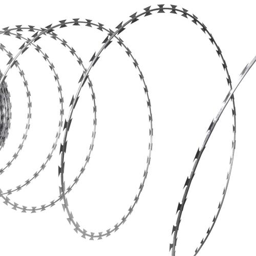 Pigtråde 2 stk. 100 m spiralformet galvaniseret stål