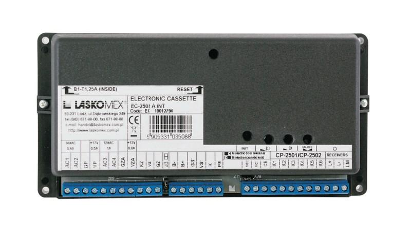 Dørtelefon styringsmodul Laskomex EC-2502AR med batteriladning, RFID og Dallas billede