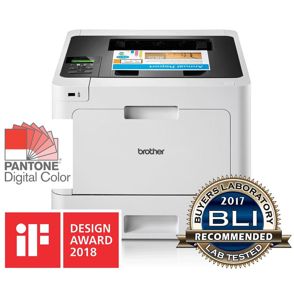 Farvelaserprinter Brother HL-L8260CDW A4 med Wi‑Fi, 2400 × 600 dpi billede