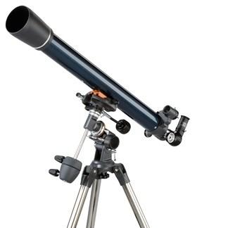 Teleskop Celestron AstroMaster 70EQ refraktor 165x - sort billede