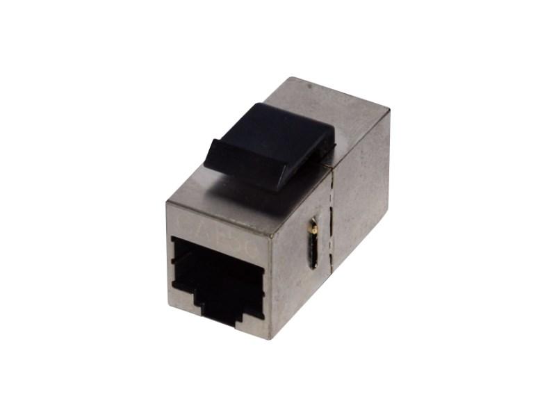 Netværksstik RJ45 kobling - Alantec, lige, hun, grå billede