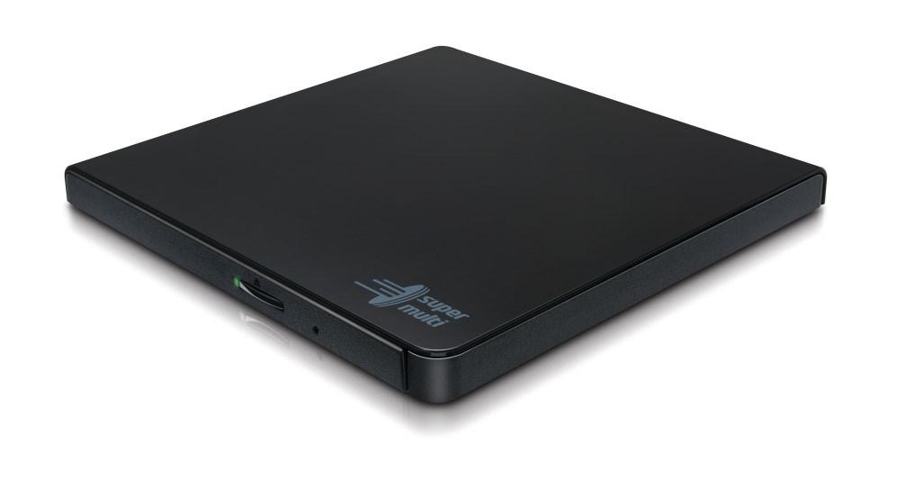 Ekstern DVD-brænder LG Slim Portable (USB 2.0, sort)