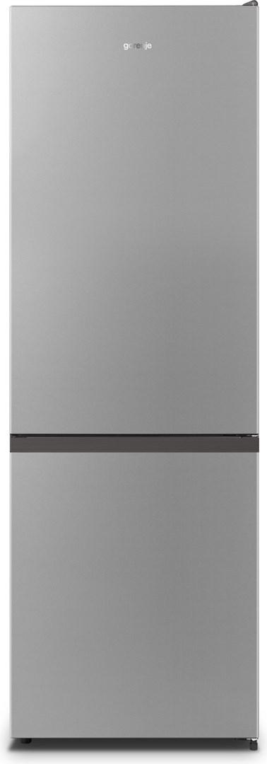 FritstÃ¥ende kÃ¸lefryseskab Gorenje NRK6182PS4, 292 l, E, grÃ¥ billede