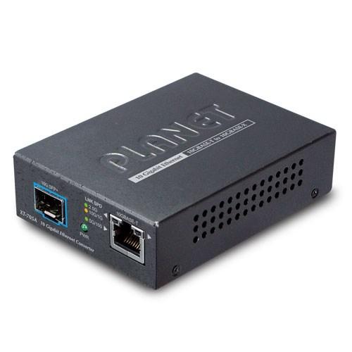 Mediekonverter 10G Ethernet – Planet XT-705A, SFP+ til 10GBASE‑T billede