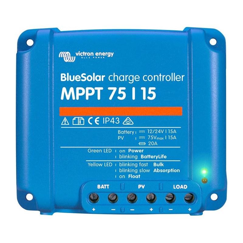 Solcelleregulator MPPT 75/15 - BlueSolar billede