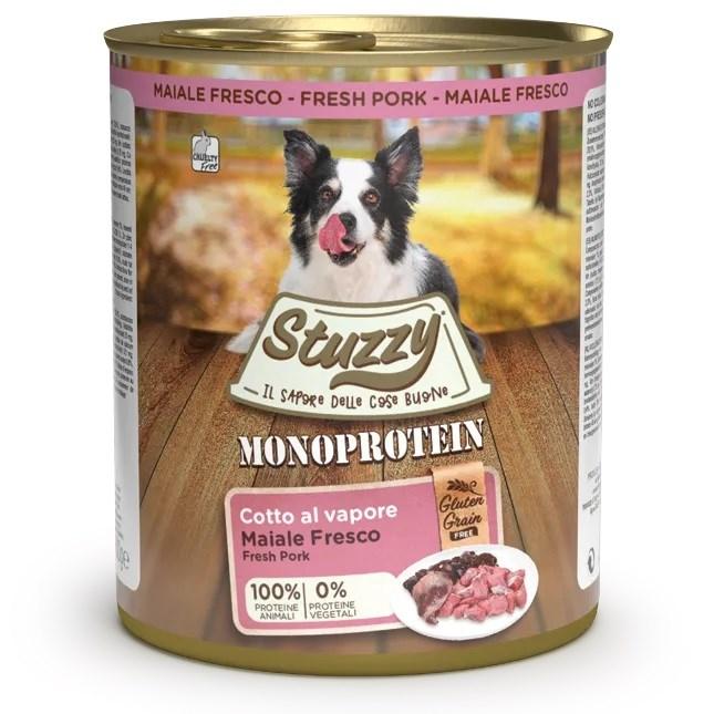 Hundefoder vådfoder Stuzzy Monoprotein svin – 800 g billede