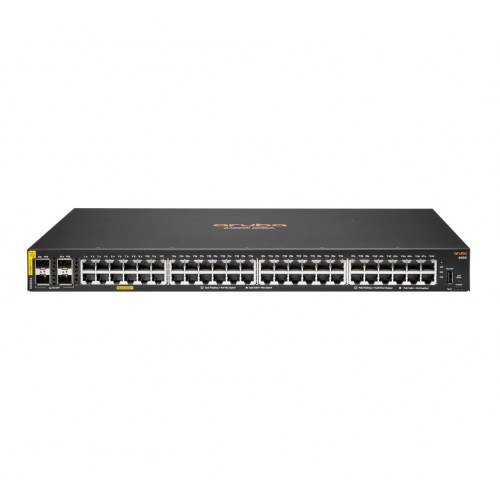 Netværksswitch HPE Aruba Networking CX 6000 48G Class4 PoE 4SFP 370W Managed L3
