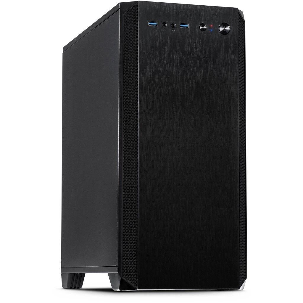 PC-kabinet Micro Tower - Inter-Tech H-606, sort