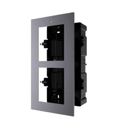 Indmuringsboks til dørtelefon Hikvision DS-KD-ACF2/Plastic – sort/grå billede