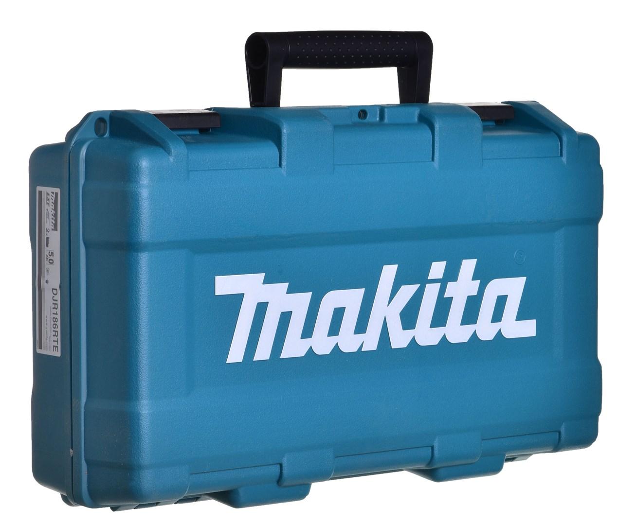 Bajonetsav Makita DJR186RTE 18 V, 5,0 Ah - turkis