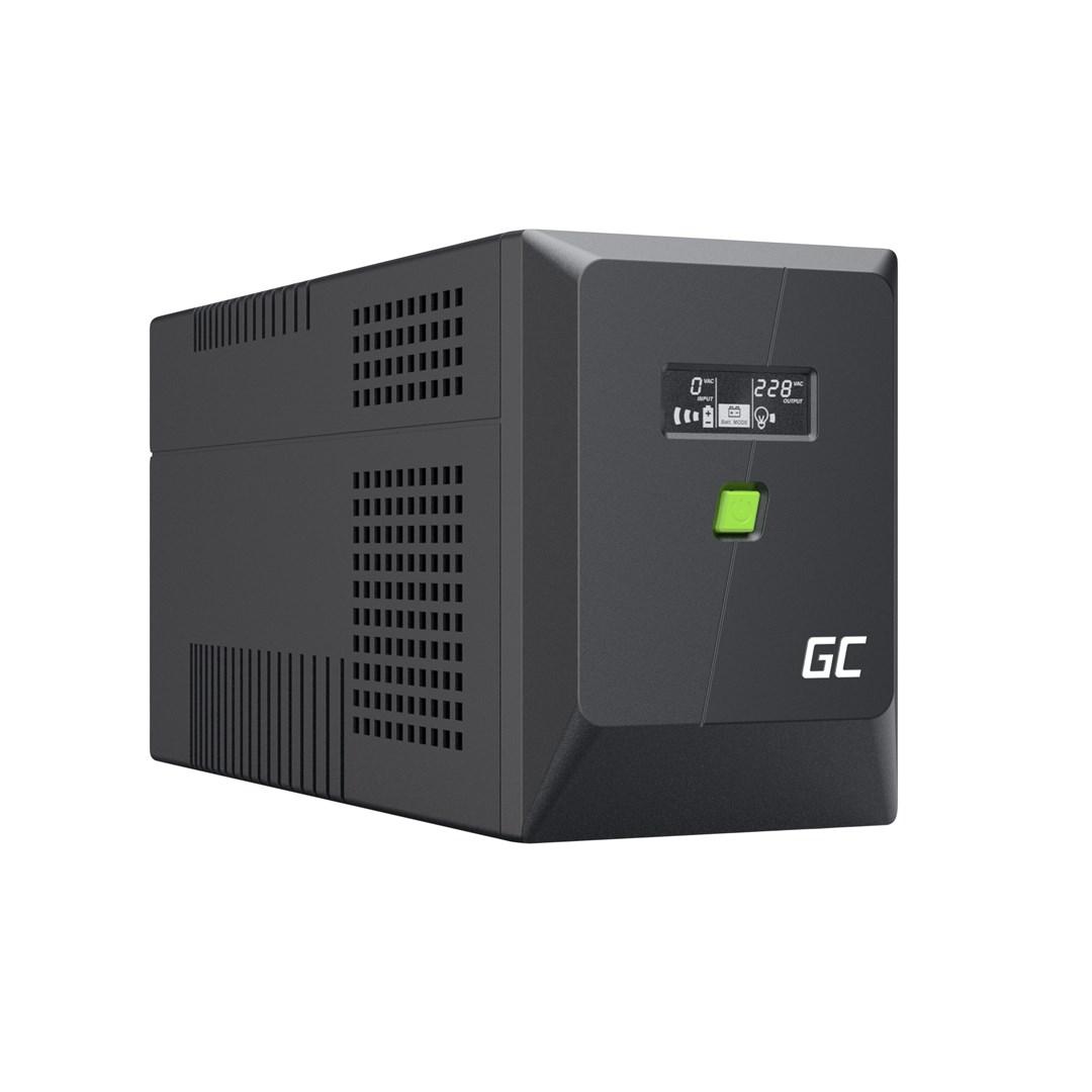 UPS nødstrømsforsyning - Green Cell Line-Interactive 2 kVA / 1.200 W, 4 udtag billede