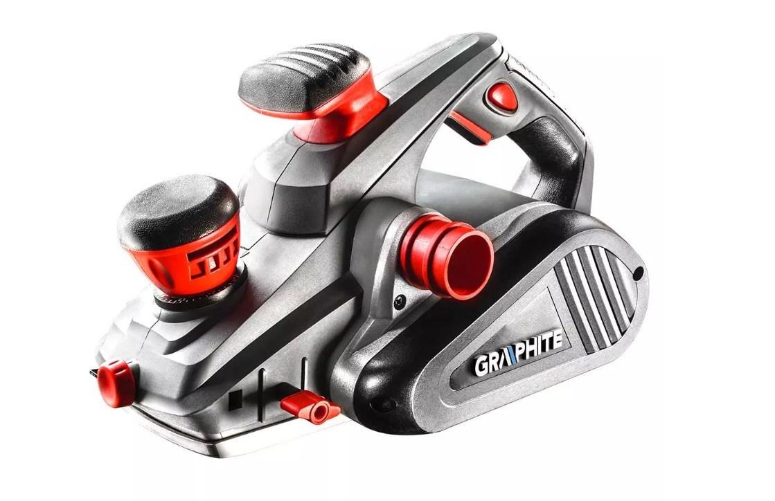 Elhøvl GRAPHITE 1300 W - høvledybde 3,5 mm, bredde 110 mm billede