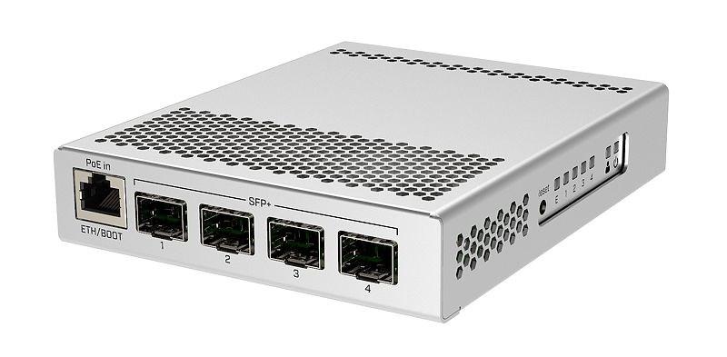 Netværksswitch Mikrotik CRS305-1G-4S+IN Managed, Gigabit, PoE, hvid billede