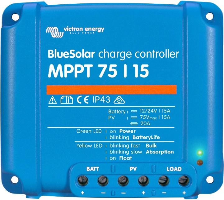 Solcelleregulator Victron Energy SmartSolar MPPT 75/15 billede
