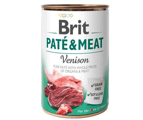 Hundefoder vådfoder – Brit Paté & Meat Vildt, dåse 400 g billede