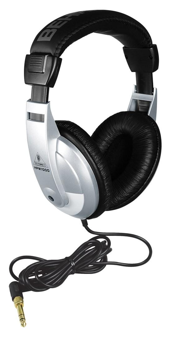 Hovedtelefoner med kabel Behringer HPM1000 – sort/sølv billede