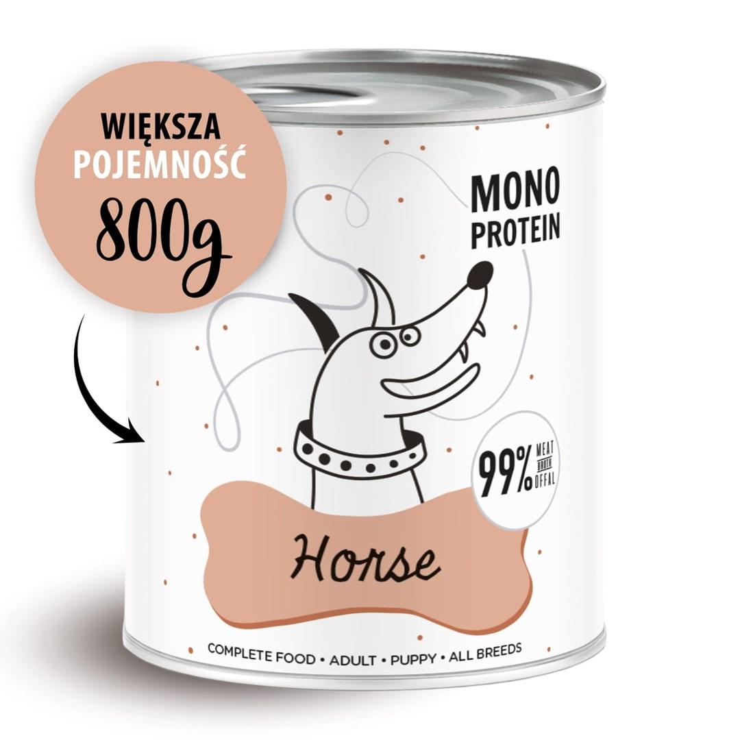 Hundefoder vådfoder PAKA ZWIERZAKA Pepe Horse 800 g billede