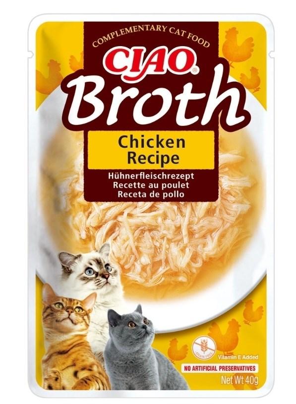 Kattesnacks INABA Ciao Broth Kylling – 40 g billede