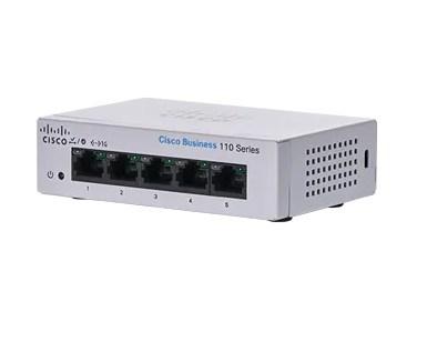 Netværksswitch Cisco Business 110 – 5‑ports Gigabit, desktop
