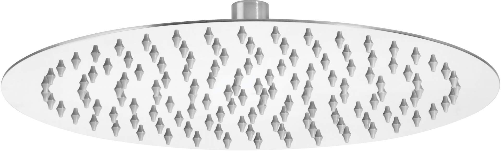 Brusehoved til loft - deante Steel, 300 mm billede