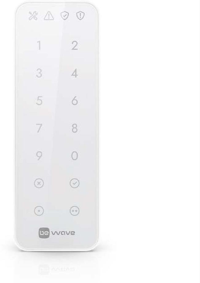 Tastaturlås med touch – SATEL BE WAVE Wireless Touch Keyboard (AKP-200-B) billede