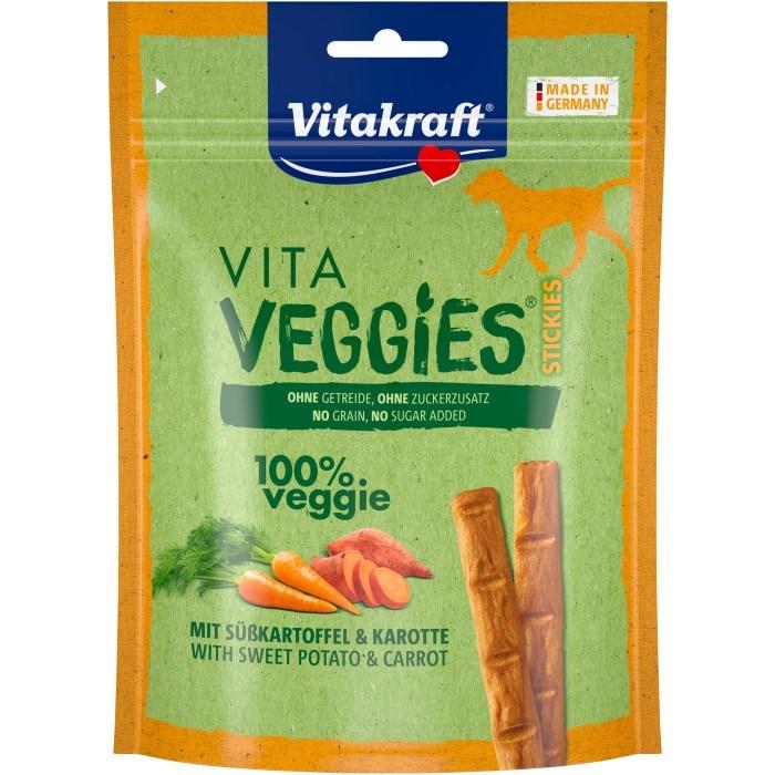 Hundegodbidder Vitakraft Vita Veggies Stickies – gulerod & sød kartoffel, 80 g billede