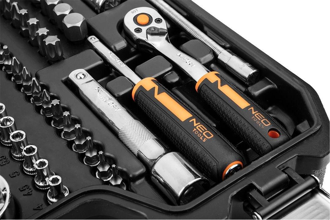 Topnøglesæt NEO TOOLS 10-058 – 1/4" og 1/2" billede
