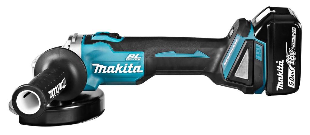 Vinkelsliber Makita DGA504RTJ 12,5 cm 8.500 o/min 2,5 kg billede