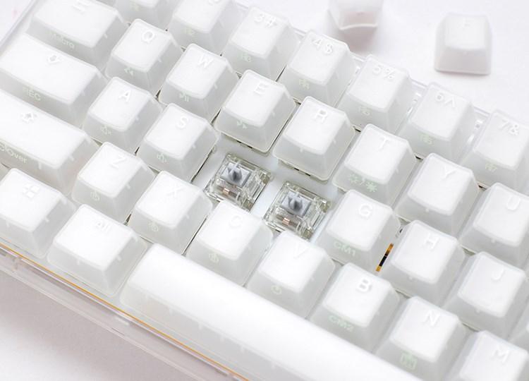 Tastatur gaming Ducky One 3 TKL USB QWERTY Engelsk – Hvid billede