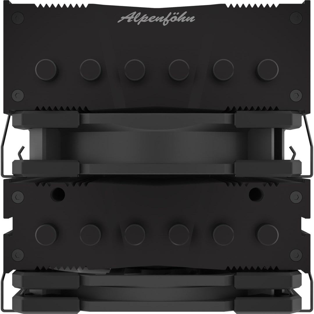 CPU-køler Alpenföhn Brocken 4 Max - sort, dual tower billede