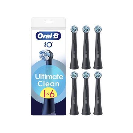 Tandbørstehoveder Oral-B iO Ultimate Clean - Sort (6 stk.) billede