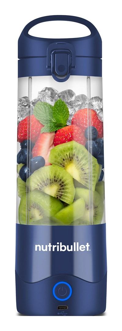 Nutribullet Bærbar Blender NBP003NBL - 475 ml, 70W, USB-C, BPA-fri - Mørkeblå