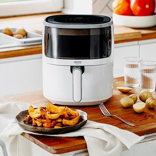 Airfryer - Camry CR 6313, 5 liter, 12 programmer, sÃ¸lv