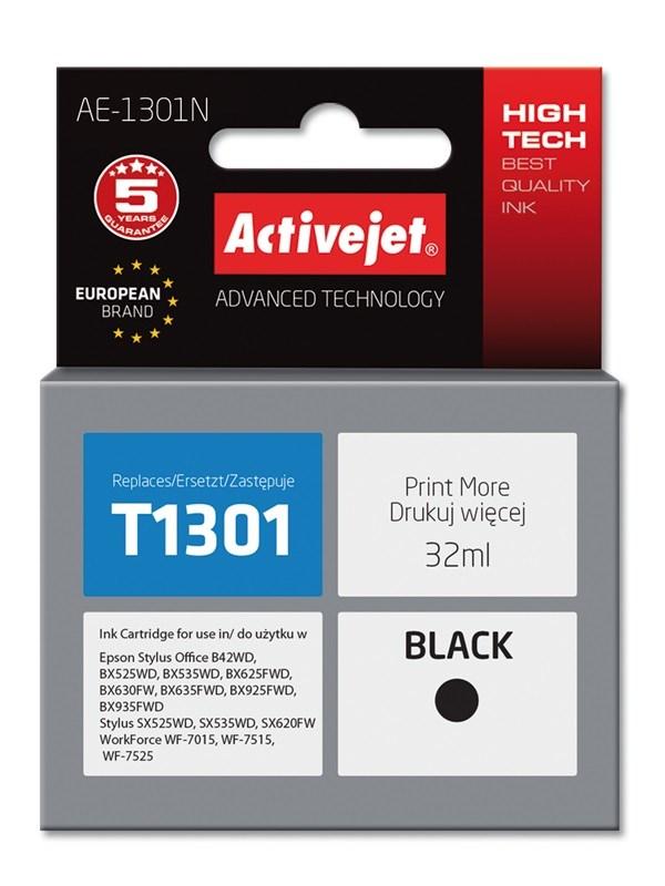 Blækpatron til Epson – Activejet AE-1301N T1301, sort, 32 ml (XL) billede