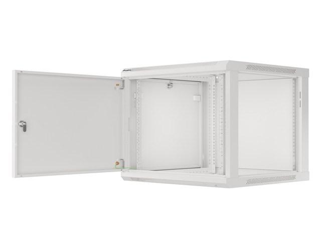 Væghængt 19" rackskab 9U - Lanberg, 600 × 600 mm, grå billede