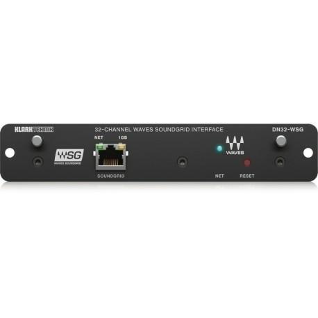 Lydkort udvidelseskort Klark Teknik DN32-WSG Waves SoundGrid til M-serien billede