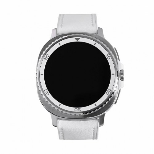 Smartwatch Samsung Galaxy Watch 8 Classic 46 mm - sølv/hvid, 4G, AMOLED