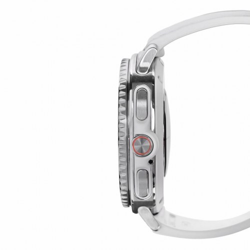 Smartwatch Samsung Galaxy Watch 8 Classic 46 mm - sølv/hvid, 4G, AMOLED