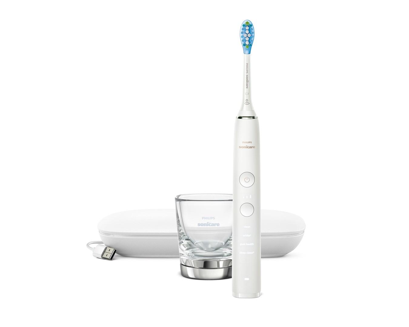 Elektrisk tandbørste Philips Sonicare DiamondClean 9000 – hvid