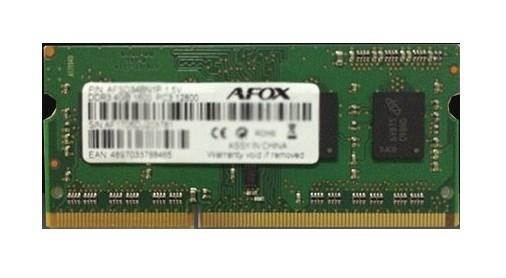 RAM til bærbar AFOX SO-DIMM DDR3 8 GB 1600 MHz billede