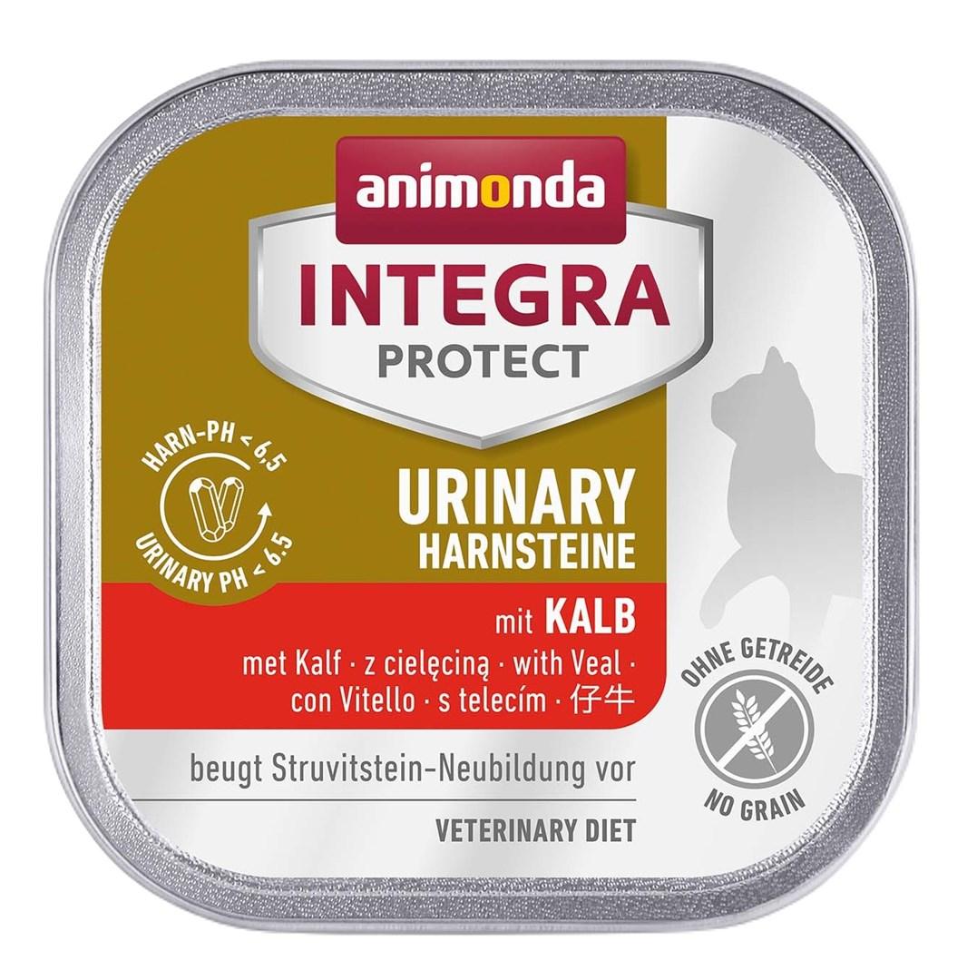 Vådfoder til kat – animonda Integra Protect Urinary med kalv, 100 g billede