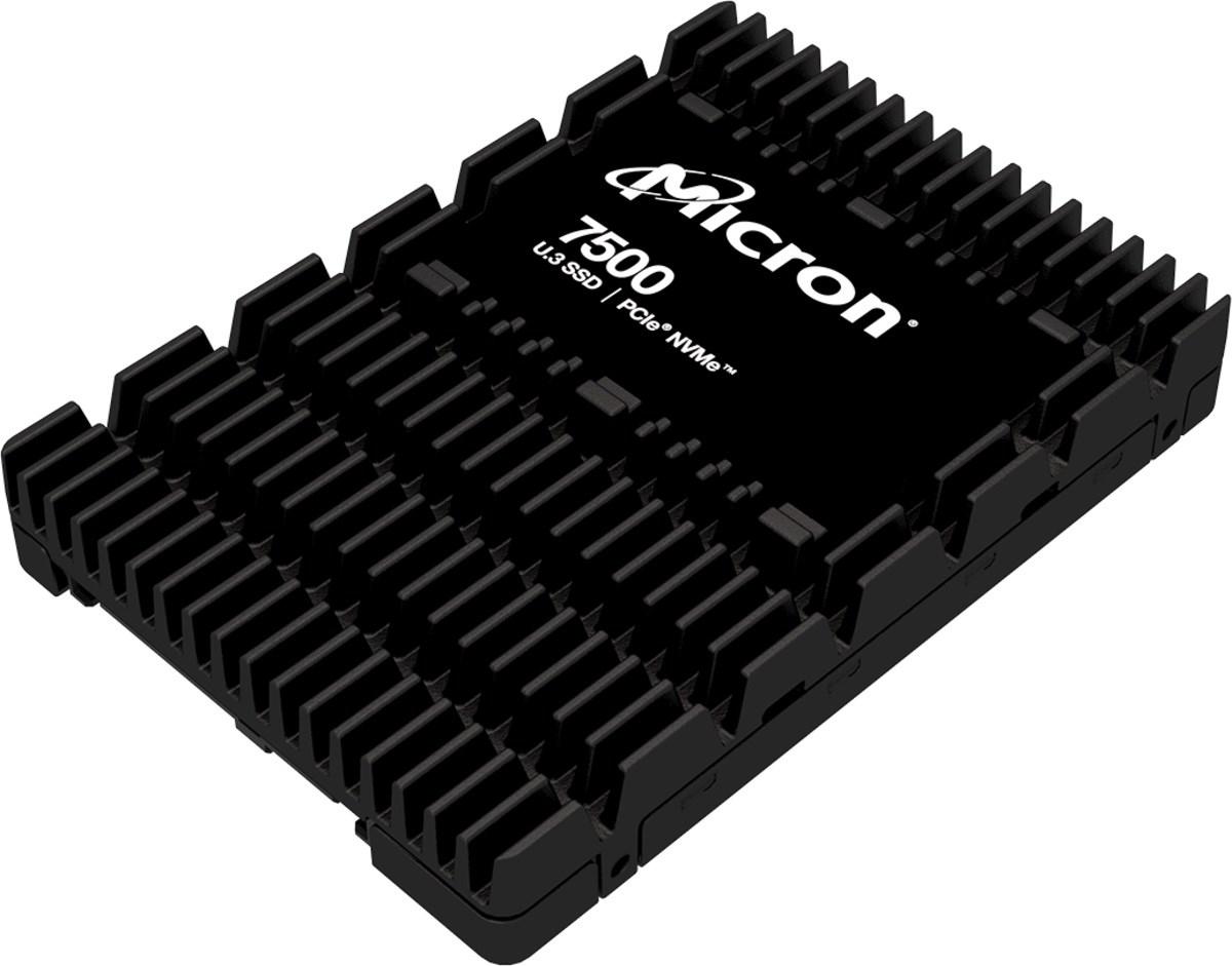 SSD NVMe Micron 7500 PRO 960 GB U.3 PCIe 4.0 (15 mm) billede