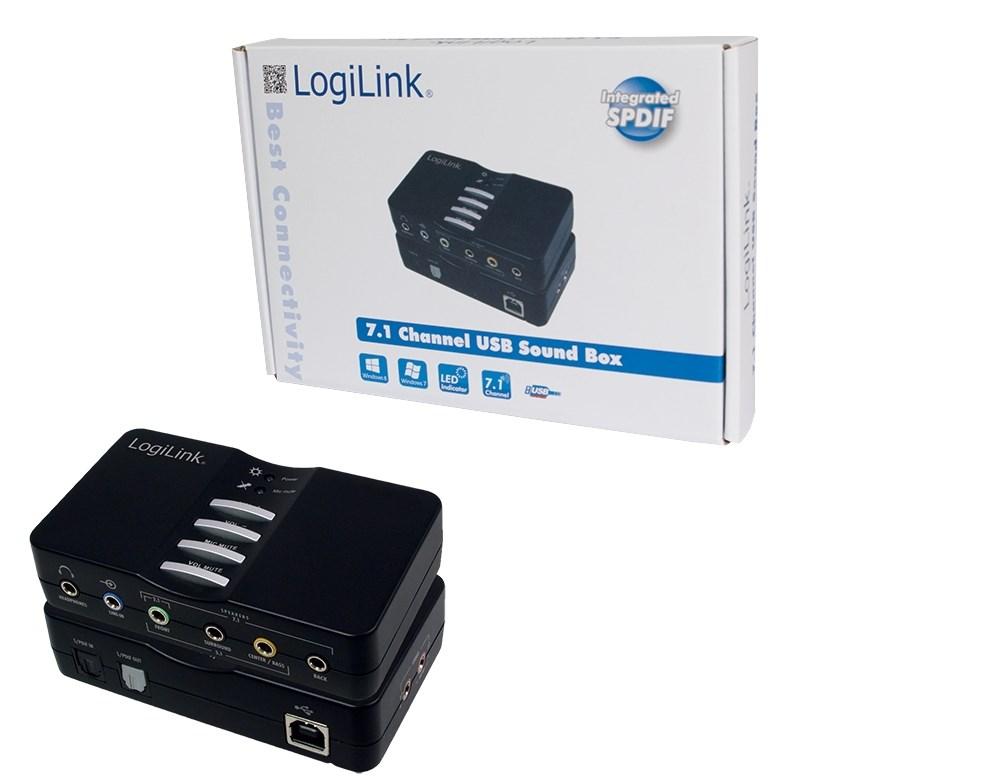 USB lydkort 7.1 med S/PDIF - LogiLink