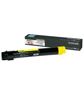 Toner til printer - Lexmark X950X2YG, gul, original billede