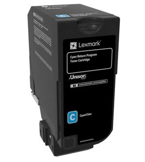Toner til laserprinter Lexmark - Cyan, Original (3.000 sider)