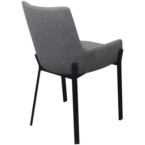 Spisebordsstole 6 stk. stof lysegrå