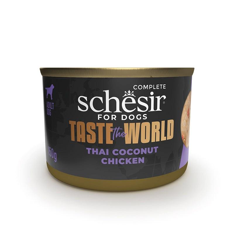 Hundefoder vådfoder Schesir Taste the World - Kylling Thai Kokos, 150 g billede