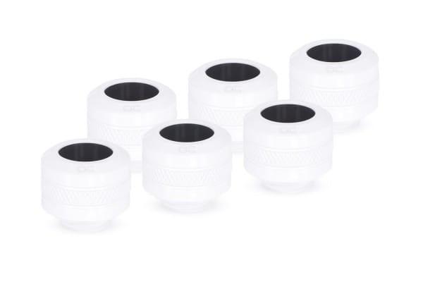 Vandkølingsfittings 1/4" - Alphacool, hvid (sæt med 6) billede
