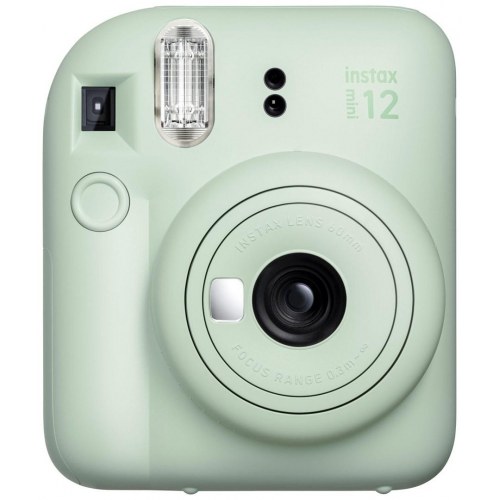 Polaroid kamera Fujifilm Instax Mini 12 - grøn (86 × 54 mm)