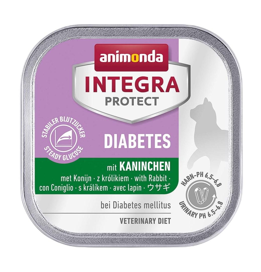 Vådfoder til kat – Animonda Integra Protect Diabetes med kanin, 100 g billede